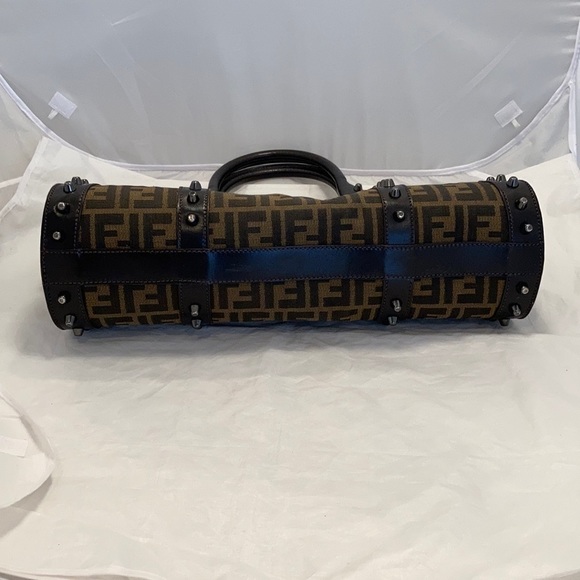 𝅺sale Fendi Studded Satchel - Picture 5 of 15